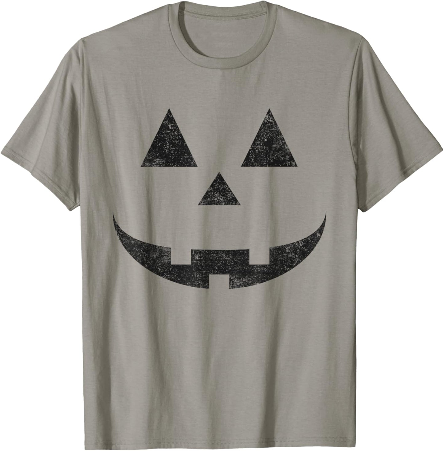 Vintage Pumpkin Face Jackolantern Jack O Lantern Halloween T-Shirt - T-Shirt | Sand