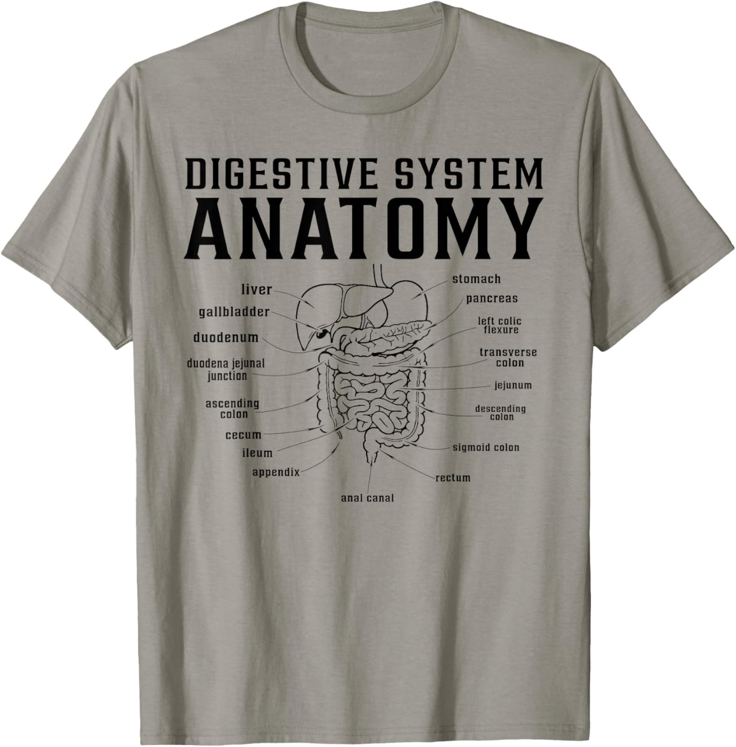 Digestive system anatomy doctor nurse T-Shirt - T-Shirt | Sand