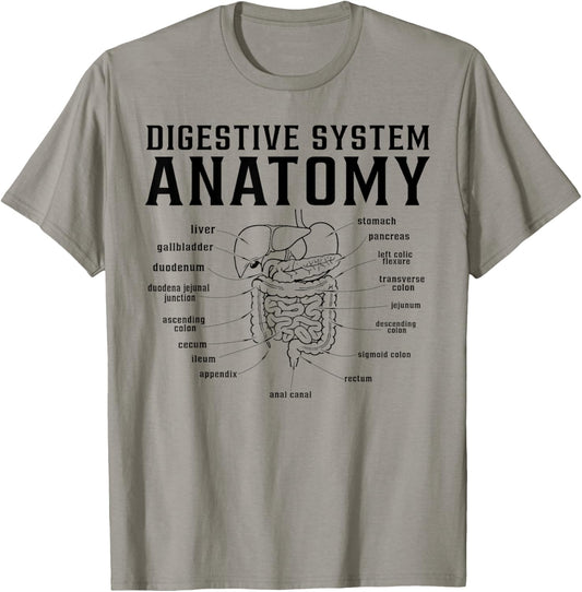 Digestive system anatomy doctor nurse T-Shirt - T-Shirt | Sand