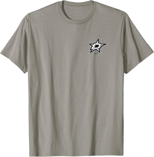 Dallas Stars Support Green Officially Licensed T-Shirt - T-Shirt | Sand
