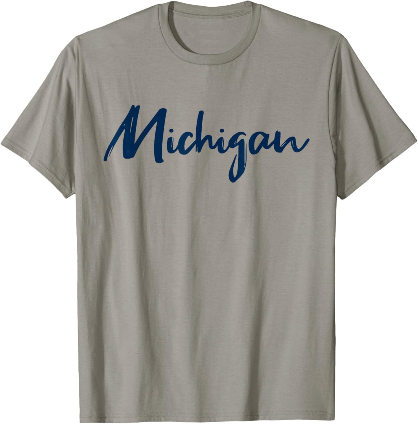 Michigan, Classic Print T-Shirt - T-Shirt | Sand