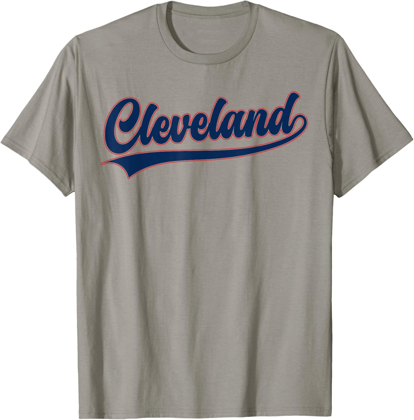 Cleveland Ohio Throwback Design Retro Vintage Game Day Lover T-Shirt - T-Shirt | Sand