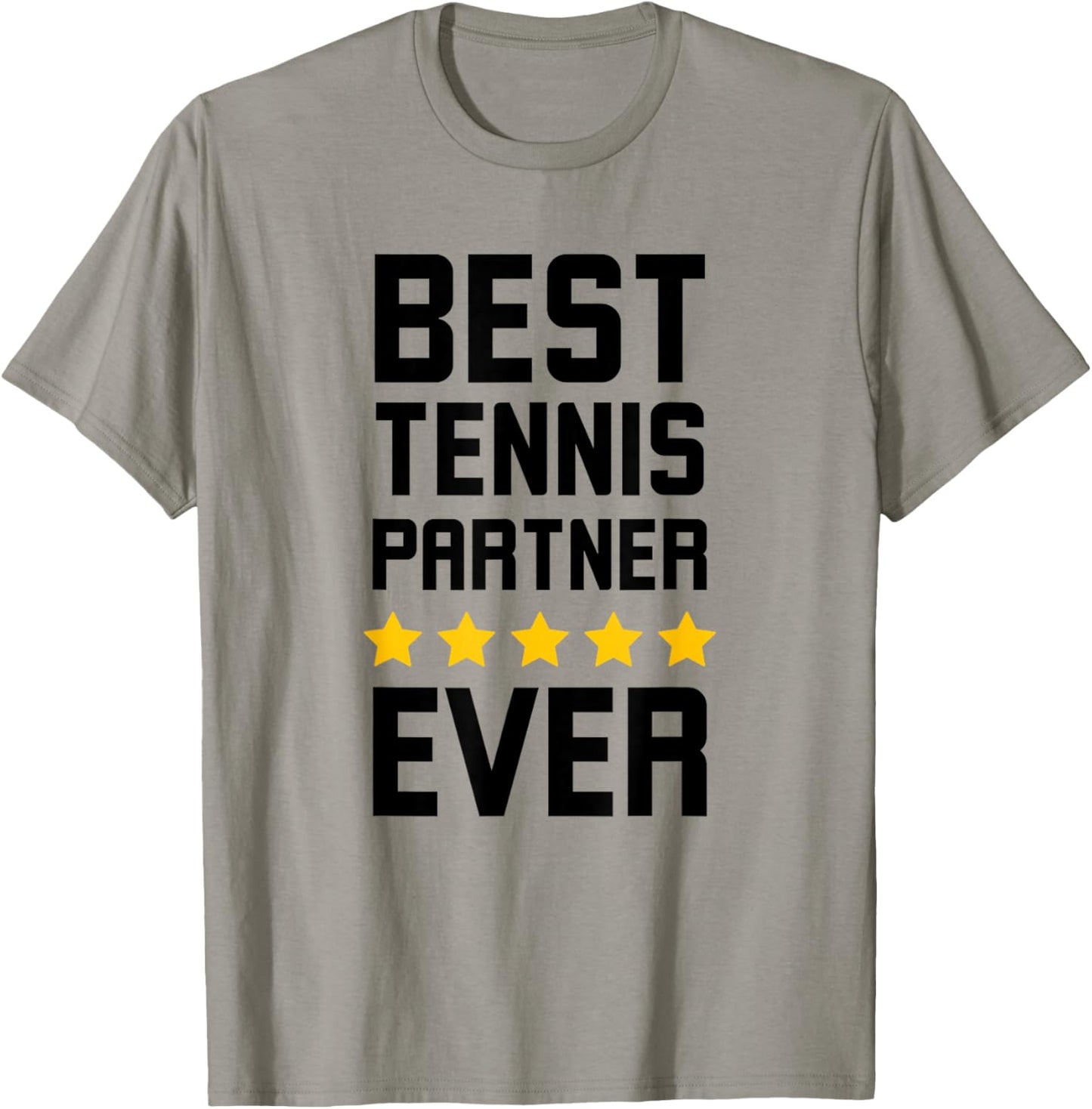 Best Tennis partner ever Tennis friend appreciation T-Shirt - T-Shirt | Sand