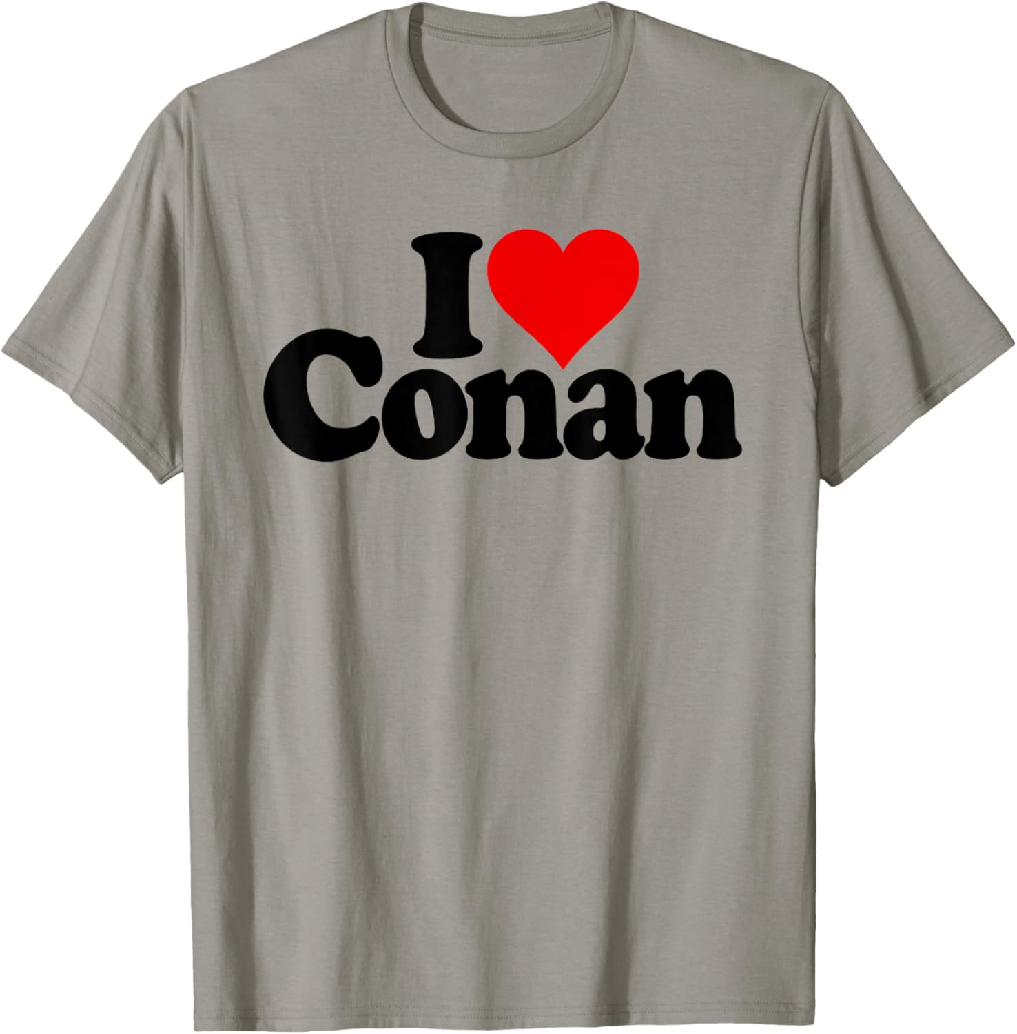 I Love Heart Conan T-Shirt - T-Shirt | Sand