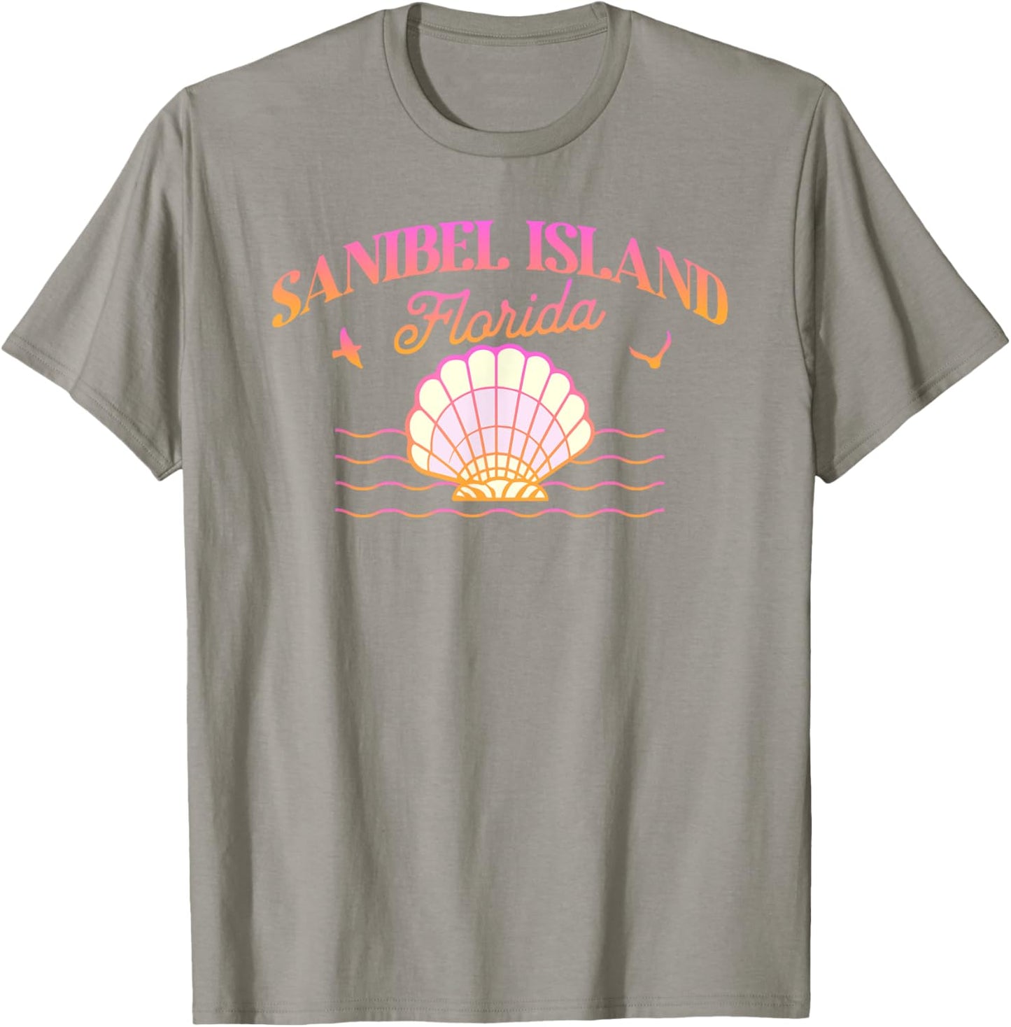 Sanibel Island Florida FL Seashell Shells Beach Souvenir T-Shirt - T-Shirt | Sand