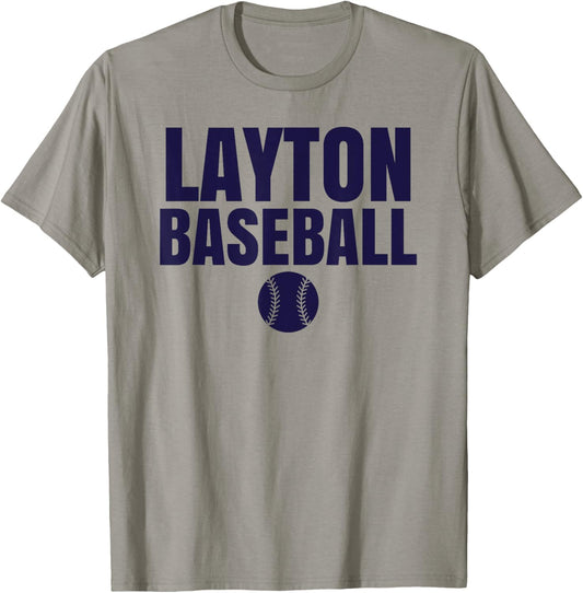 Layton High School Baseball T-Shirt - T-Shirt | Sand