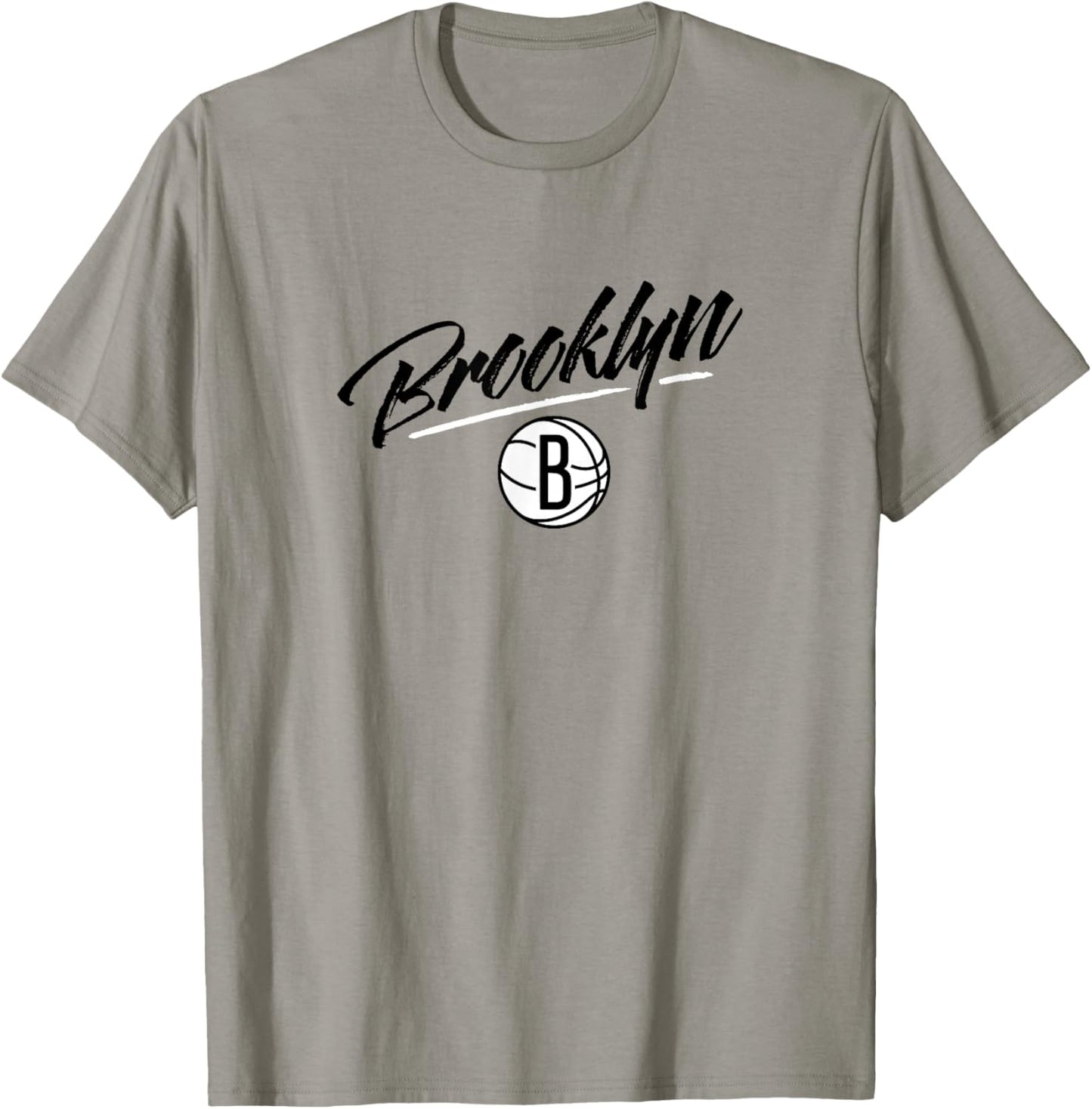 NBA - Brooklyn Nets Marker Script Logo T-Shirt - T-Shirt | Sand