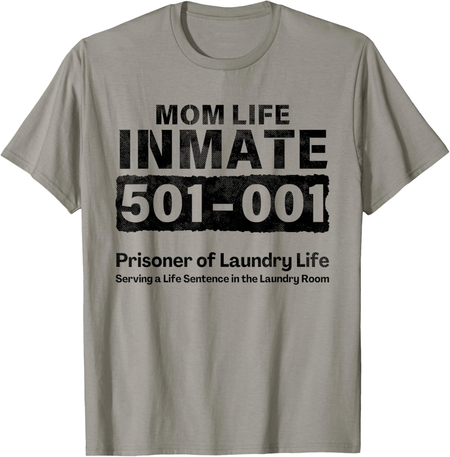 Mom Life Prisoner Inmate Funny Jail Halloween Costume T-Shirt - T-Shirt | Sand