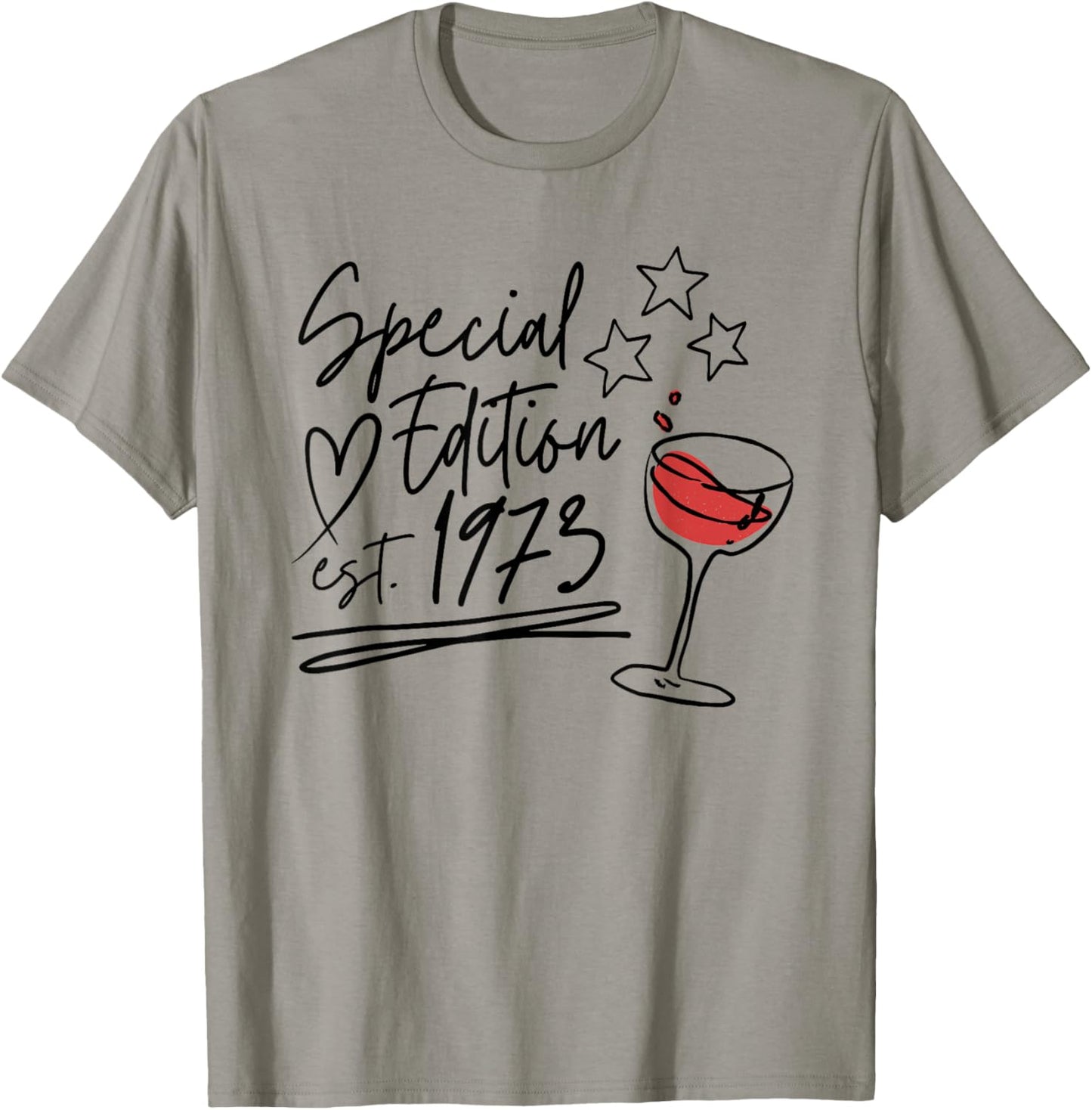 Year Of Birth 1973 Birthday Design Vintage Born In 1973 T-Shirt - T-Shirt | Sand