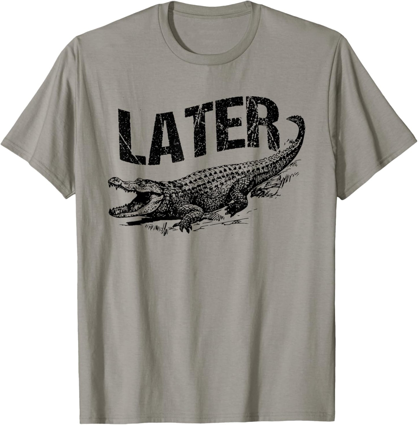 Later Gator Funny Alligator Pun T-Shirt - T-Shirt | Sand