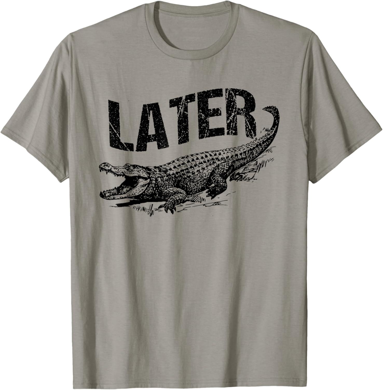Later Gator Funny Alligator Pun T-Shirt - T-Shirt | Sand