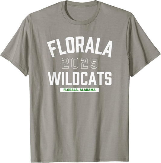 Florala Wildcats Florala, Alabama 2025 T-Shirt - T-Shirt | Sand
