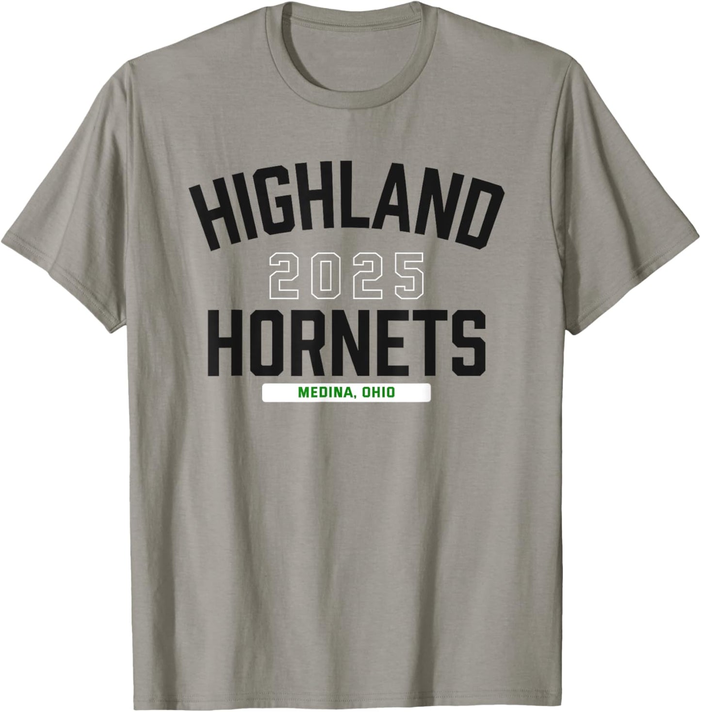 Highland Hornets Medina, Ohio 2025 T-Shirt - T-Shirt | Sand