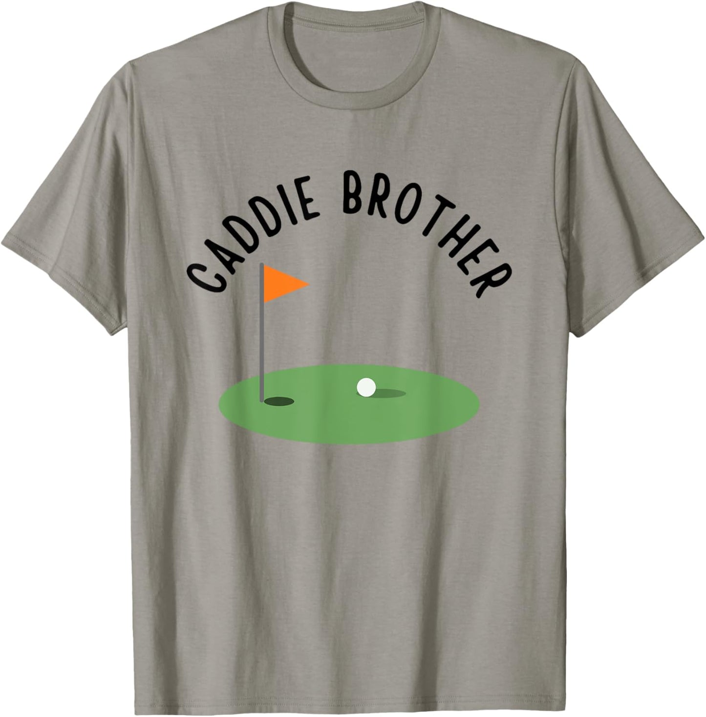 Caddie Brother Cute Matching Birthday Golf Party T-Shirt - T-Shirt | Sand