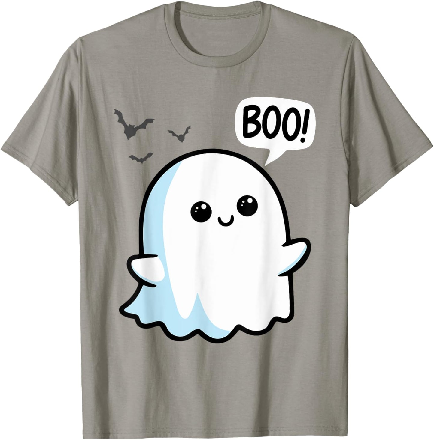 Ghost Saying Boo Spooky Halloween Cute toddler boys girls T-Shirt - T-Shirt | Sand