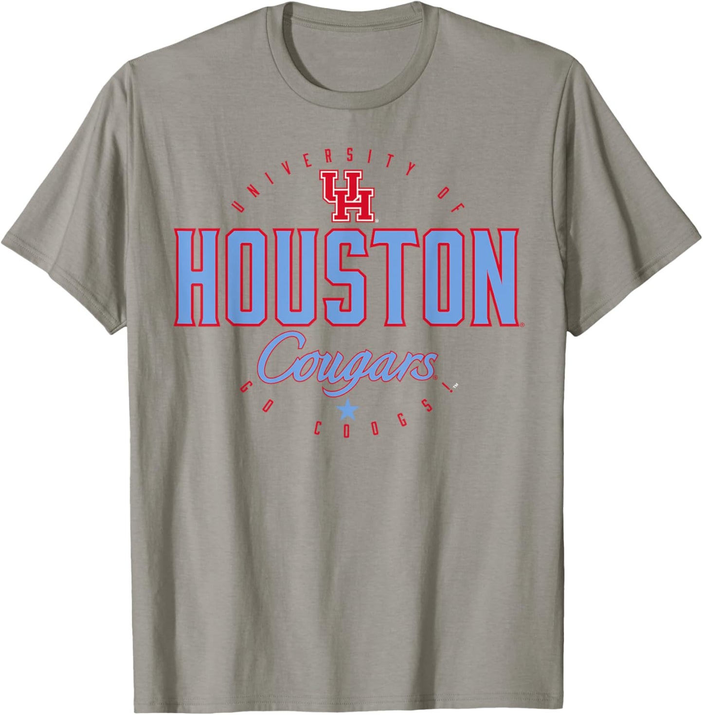 University of Houston | Houston Blue Collection Circle Icon T-Shirt - T-Shirt | Sand