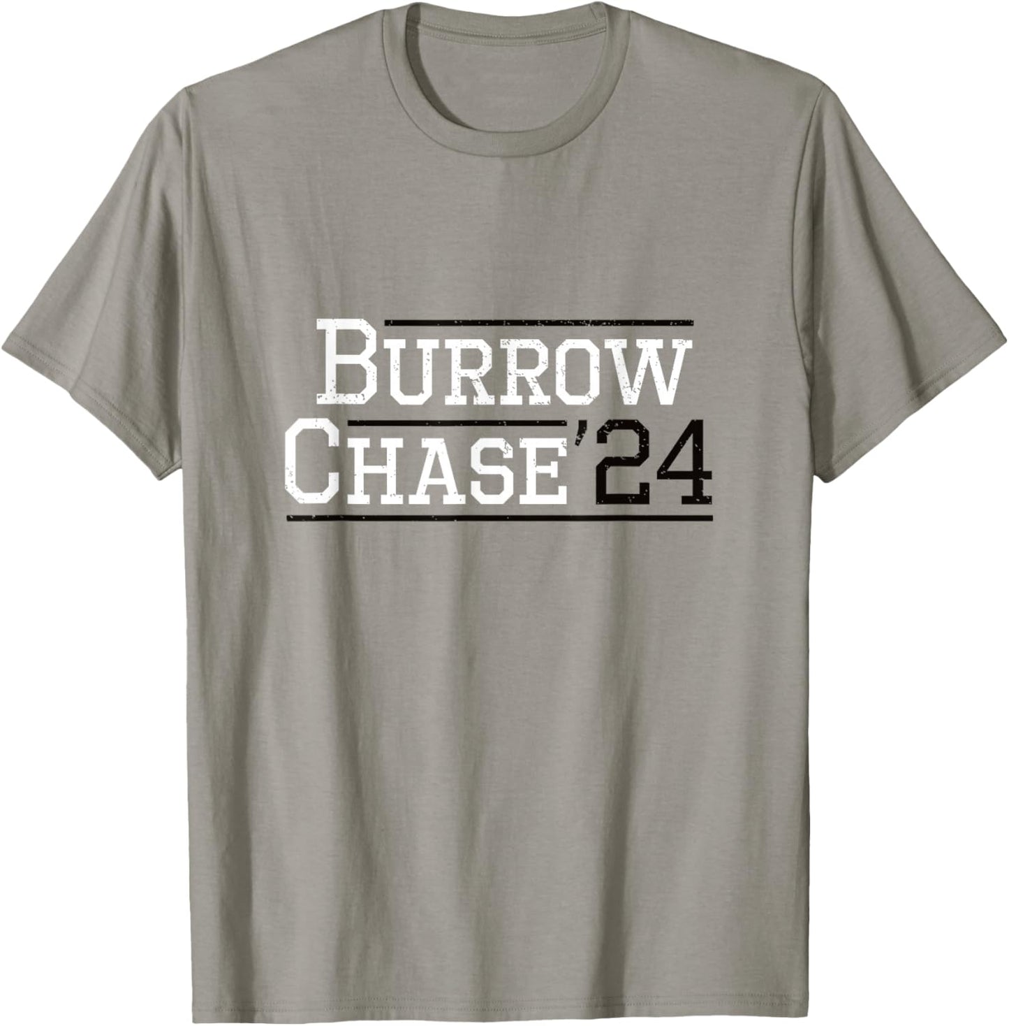 Burrow Chase 2024 Design - Funny Burrow Chase 24 T-Shirt - T-Shirt | Sand