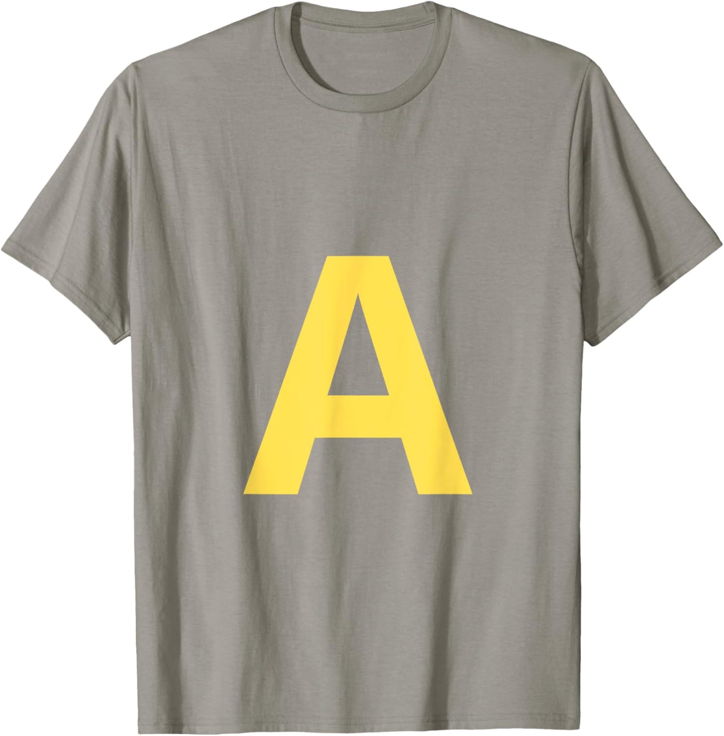 Yellow Letter A Red Halloween Party Costume Kids T-Shirt - T-Shirt | Sand