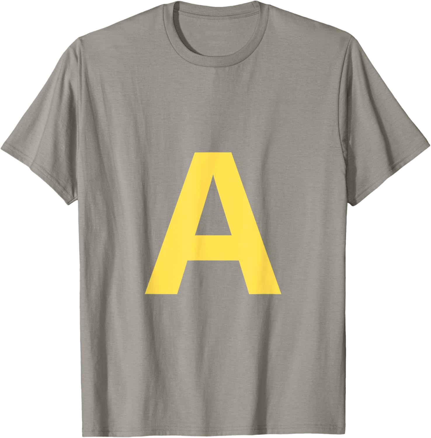 Yellow Letter A Red Halloween Party Costume Kids T-Shirt - T-Shirt | Sand
