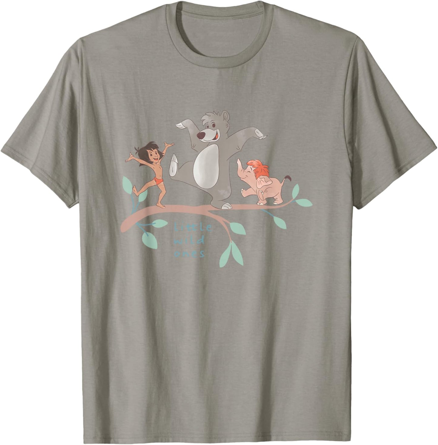 Disney The Jungle Book Little Wild Ones Best Trio Chest Logo T-Shirt - T-Shirt | Sand