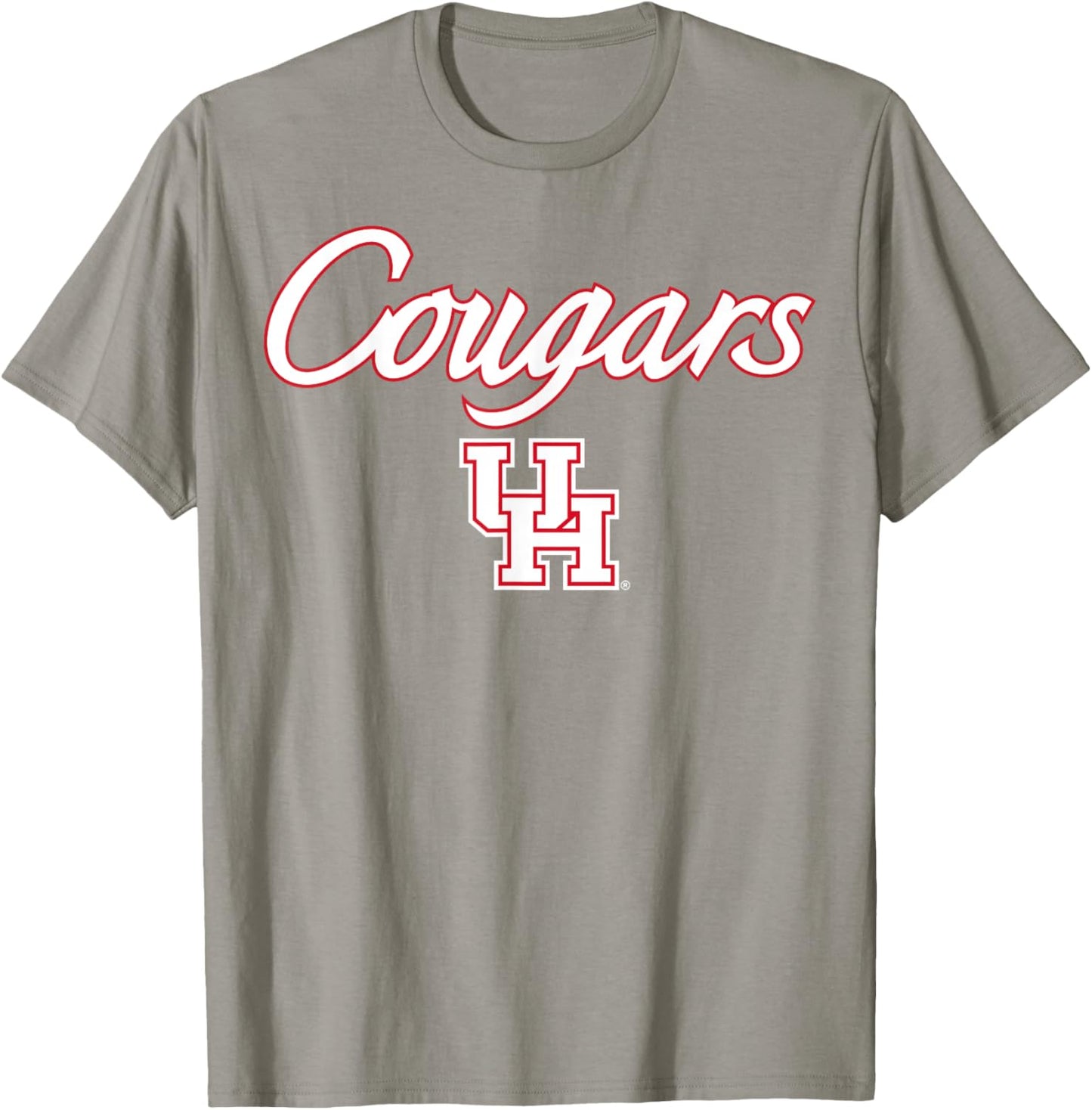 University of Houston | Houston Blue Collection Script Logo T-Shirt - T-Shirt | Sand