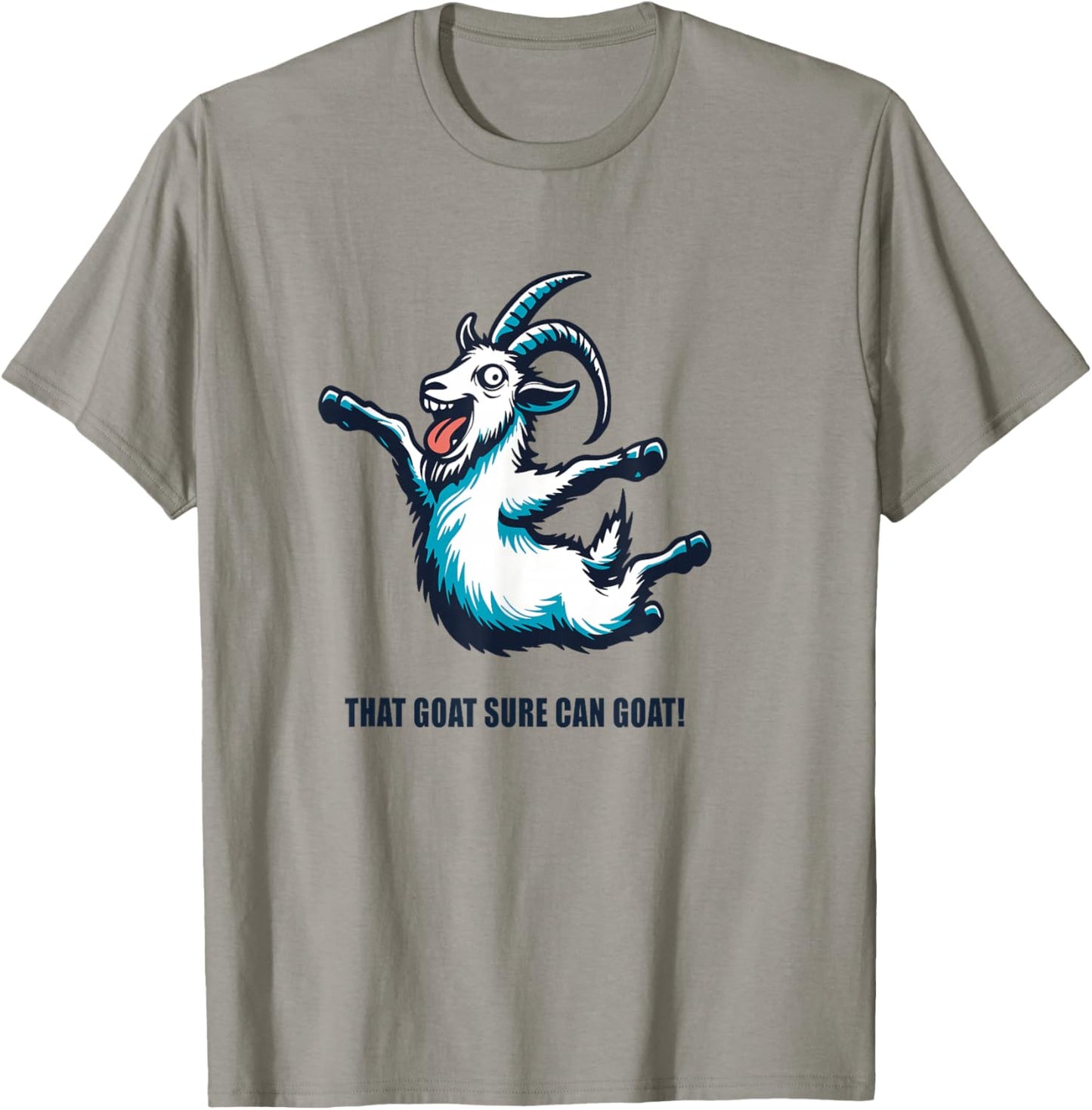 That Goat Sure Can Goat Simulator T-Shirt - T-Shirt | Sand