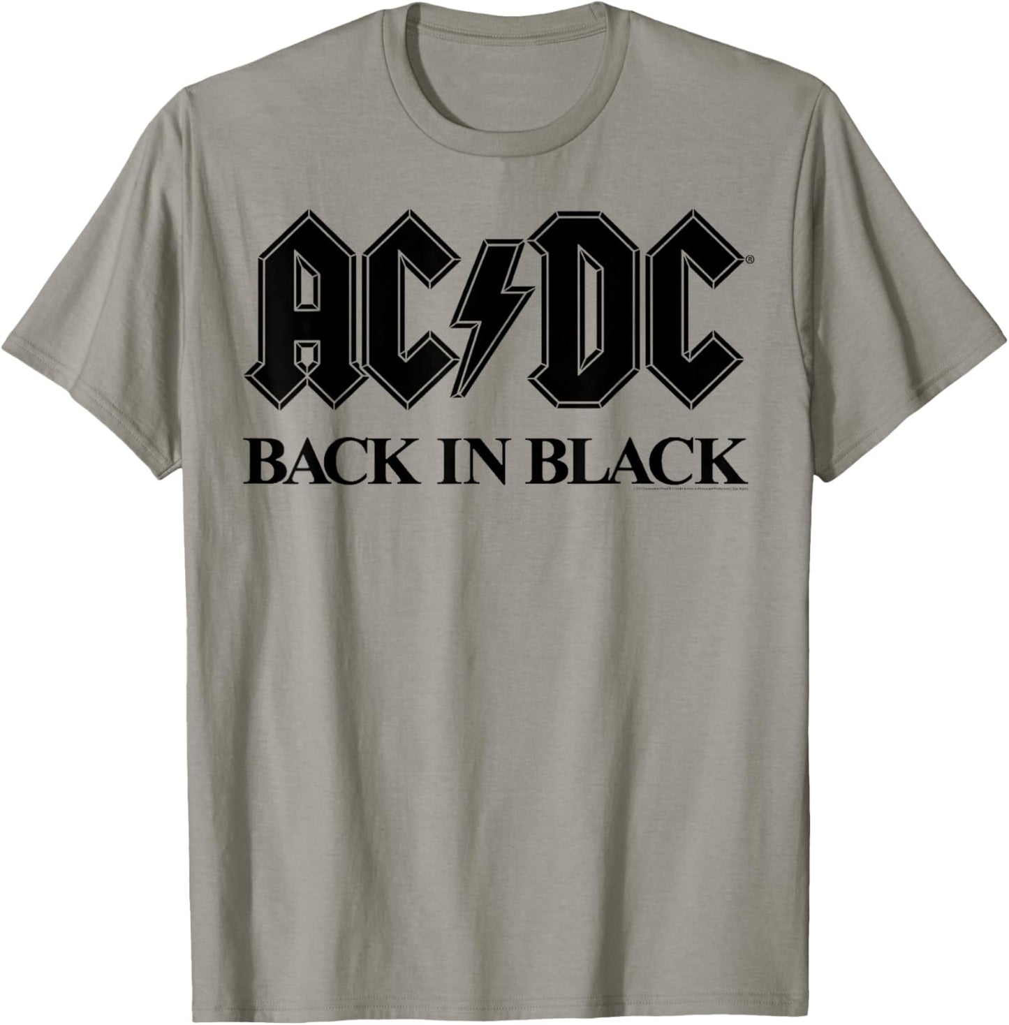 AC/DC - Bold Black T-Shirt - T-Shirt | Sand