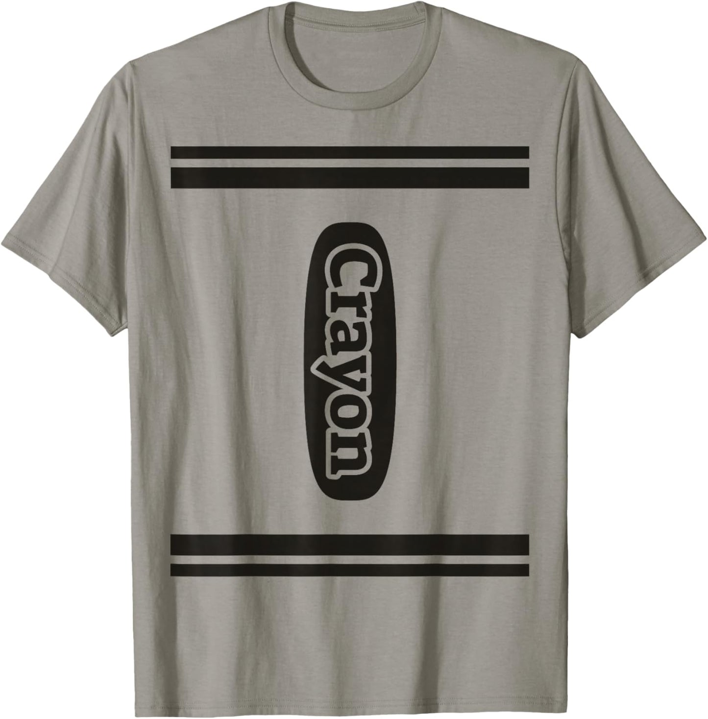 J. Walker Crayon Group Costume - Kids & Adults - Grey - Short Sleeve - Classic Fit - Polyester 100% T-Shirt - T-Shirt | Sand