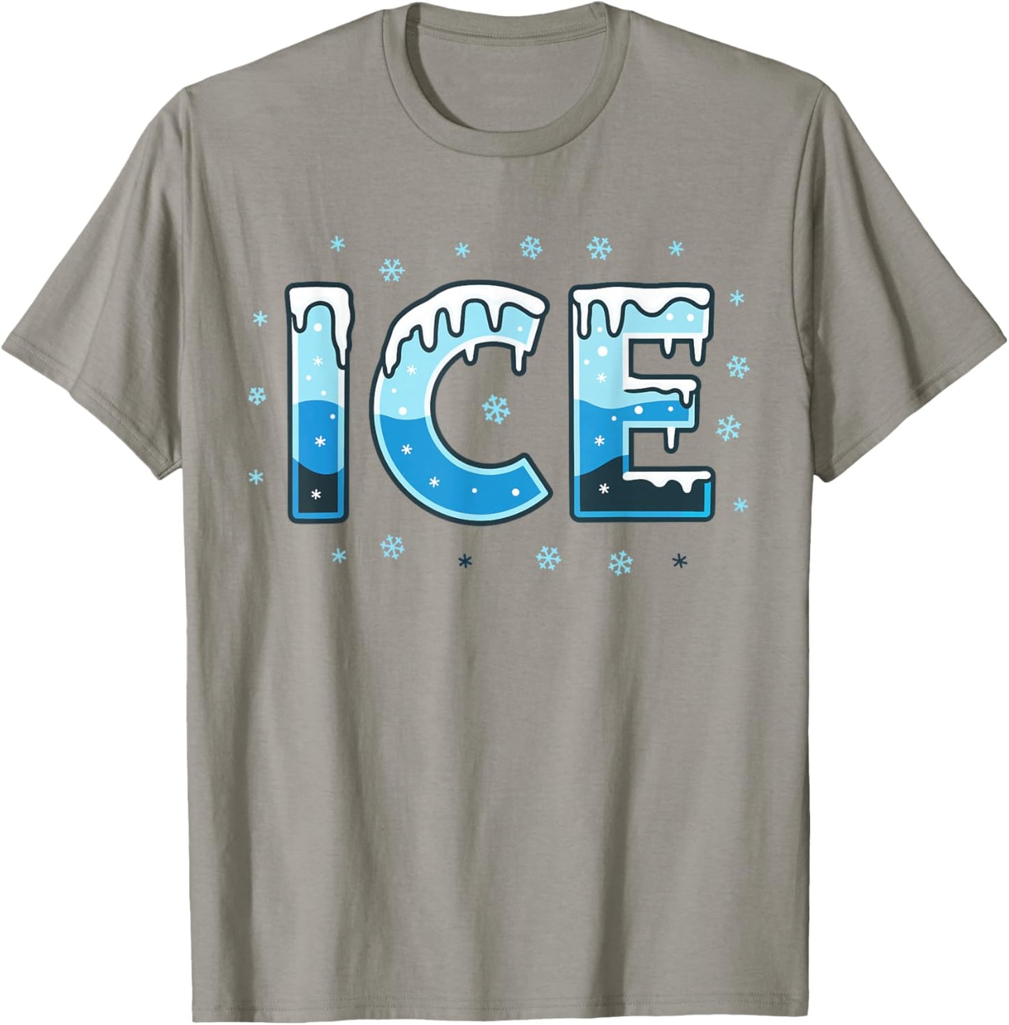 Ice Shirt Adult Kids Men Women Fire And Ice Costume T-Shirt - T-Shirt | Sand
