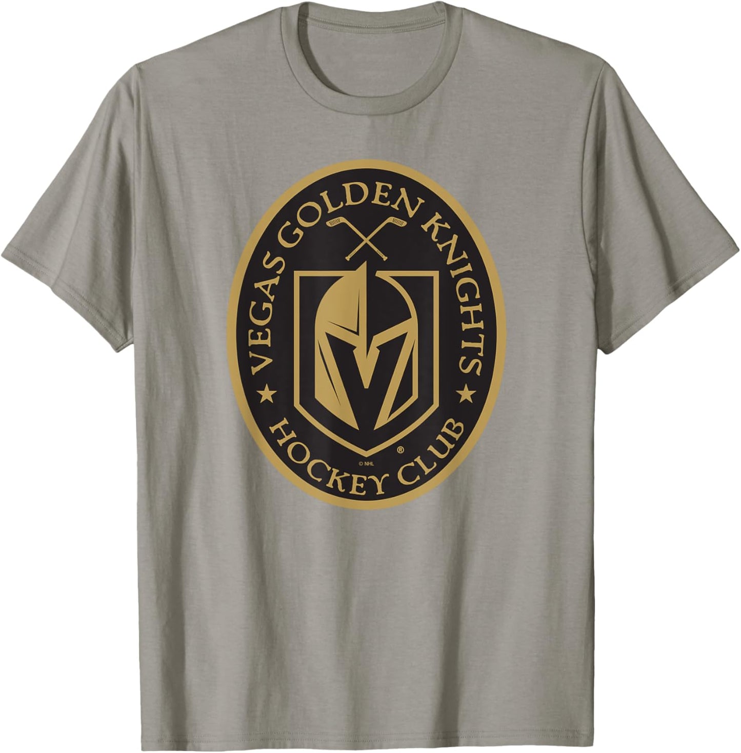 Vegas Golden Knights Iconic Logo Officially Licensed T-Shirt - T-Shirt | Sand