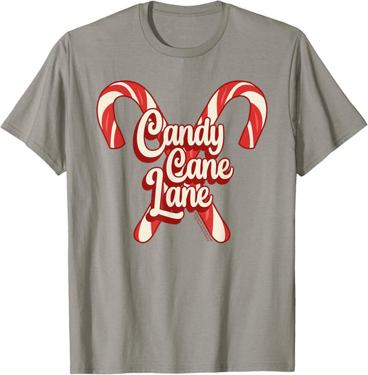 Candy Cane Lane Christmas Sia Lyric T-Shirt - T-Shirt | Sand
