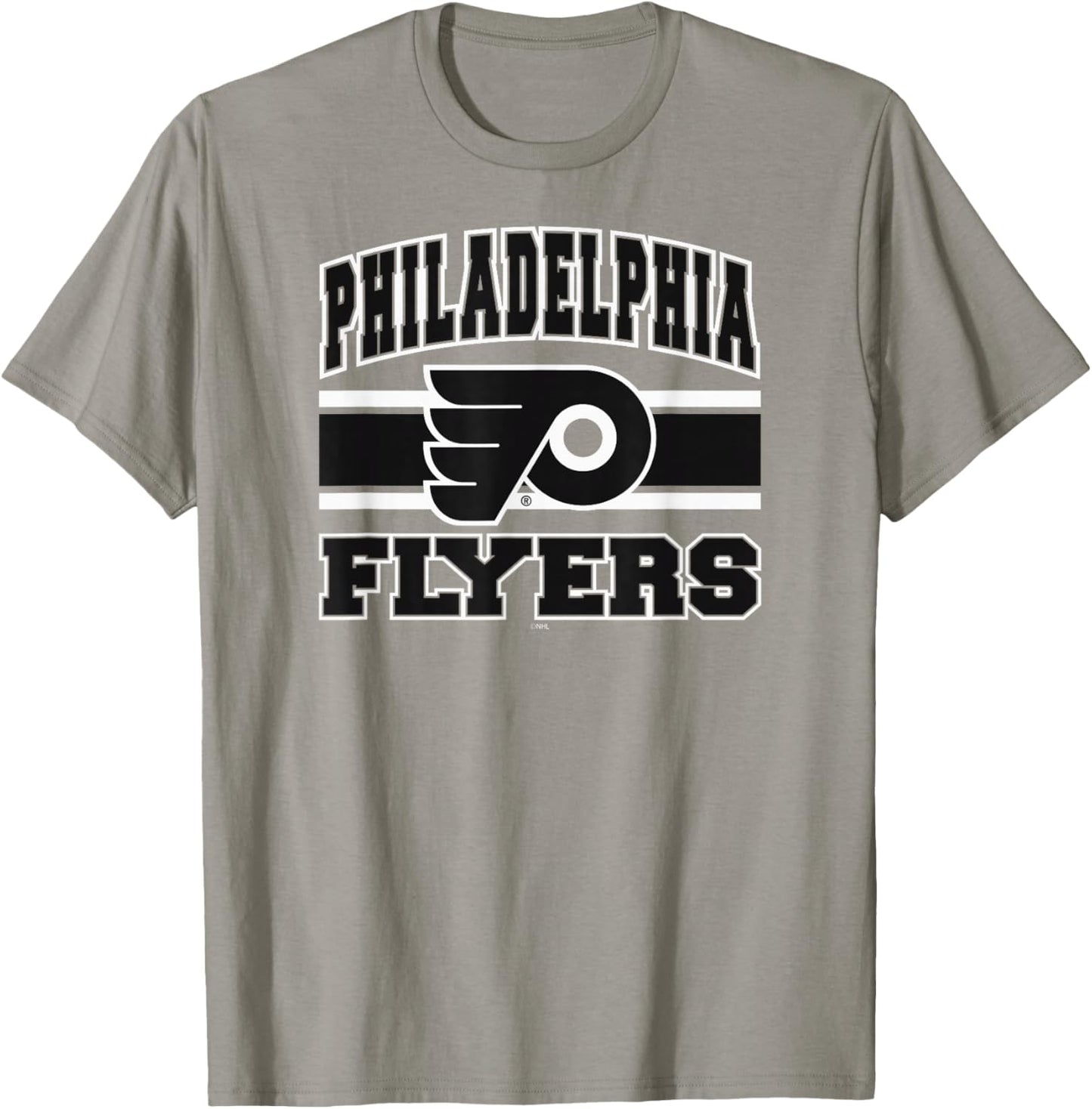 Philadelphia Flyers Stripe Orange Officially Licensed T-Shirt - T-Shirt | Sand