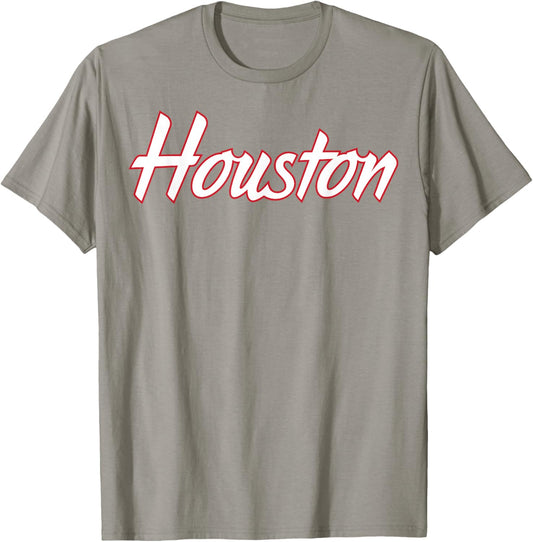 University of Houston | Houston Blue Collection Script Text T-Shirt - T-Shirt | Sand