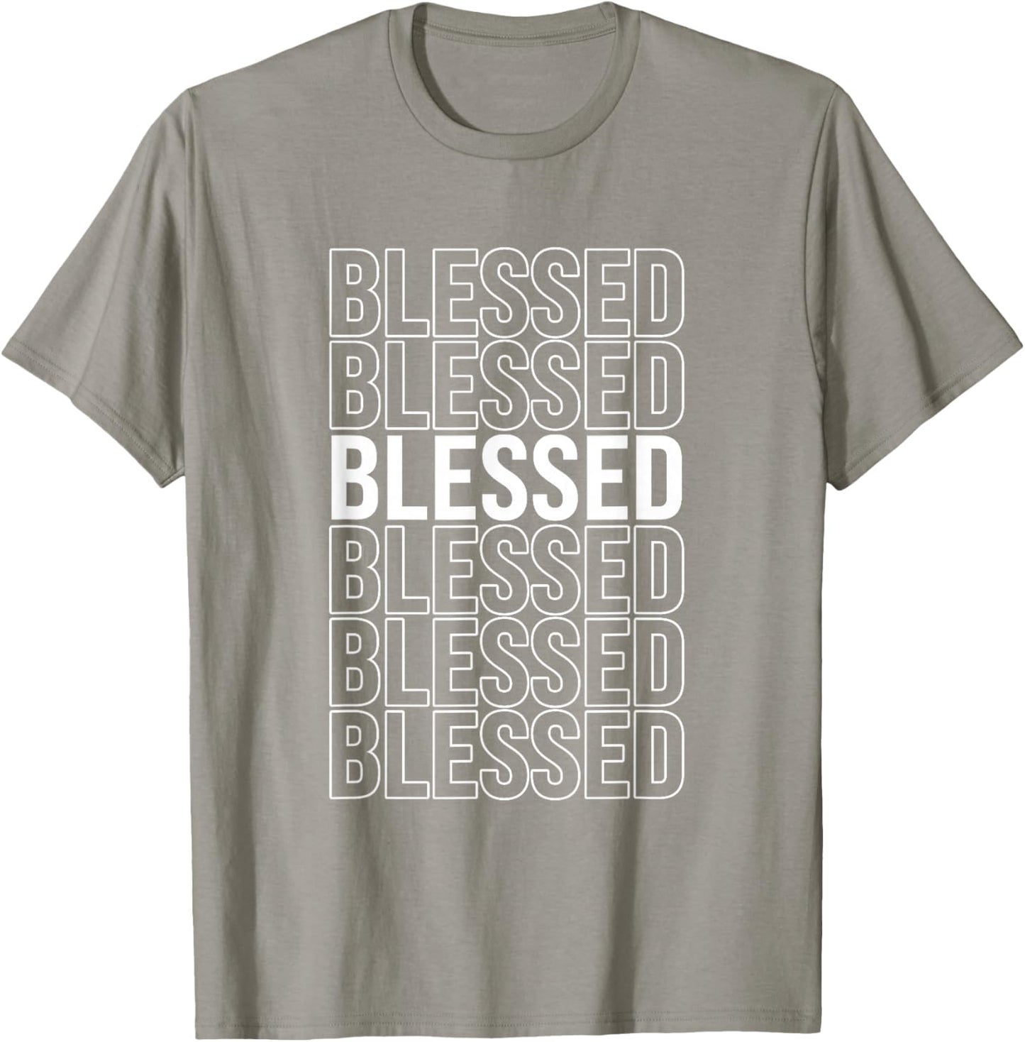 University Varsity-Gold Blessed all Yellow T-Shirt - T-Shirt | Sand