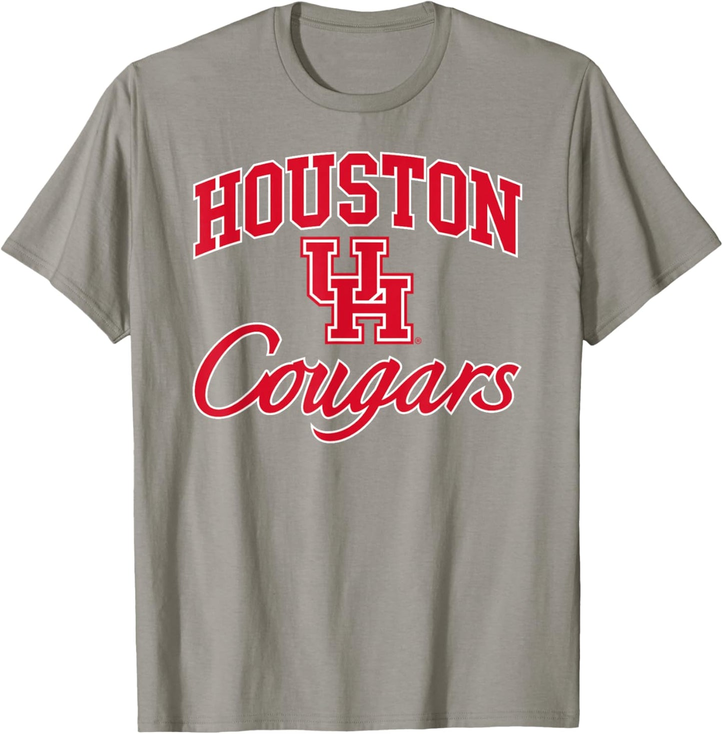 University of Houston | Houston Blue Collection Arch Script T-Shirt - T-Shirt | Sand