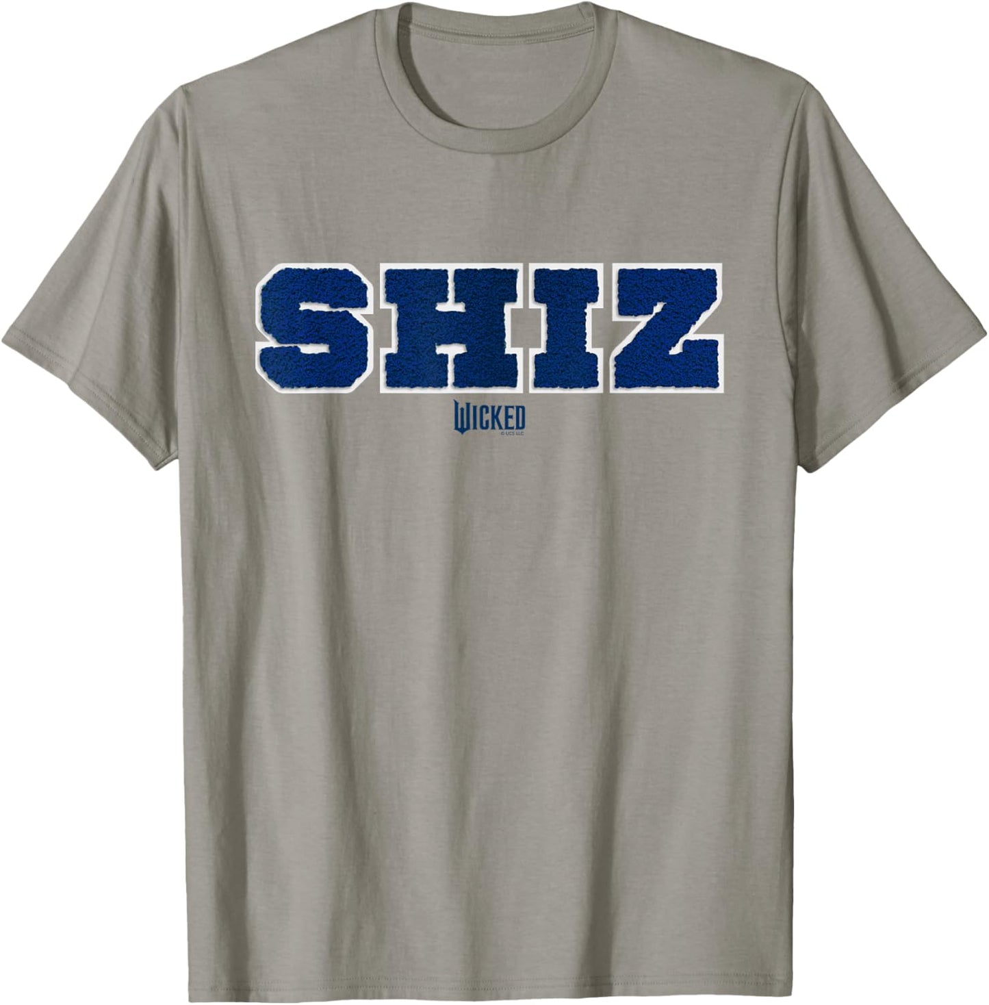 Wicked Shiz University Collegiate Faux Embroidery T-Shirt - T-Shirt | Sand