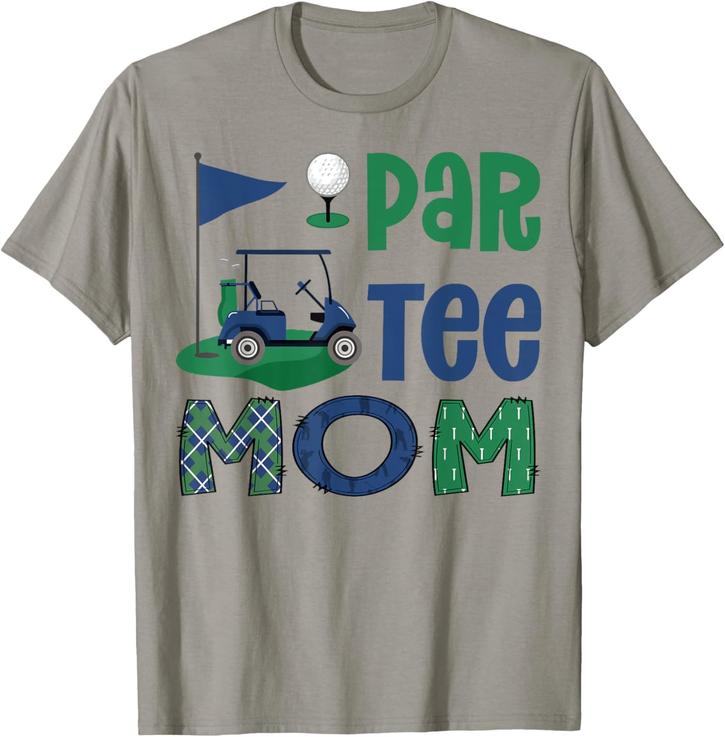 Par- Mom Golf Lover Birthday Party Family Matching T-Shirt - T-Shirt | Sand