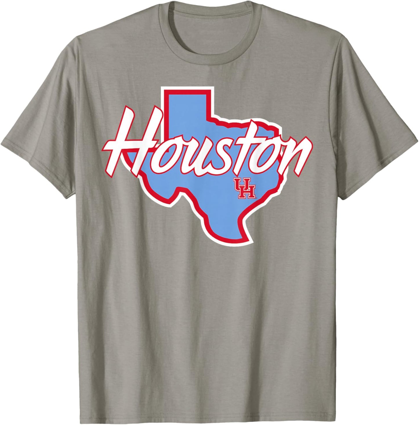 University of Houston | Houston Blue Collection State Icon T-Shirt - T-Shirt | Sand