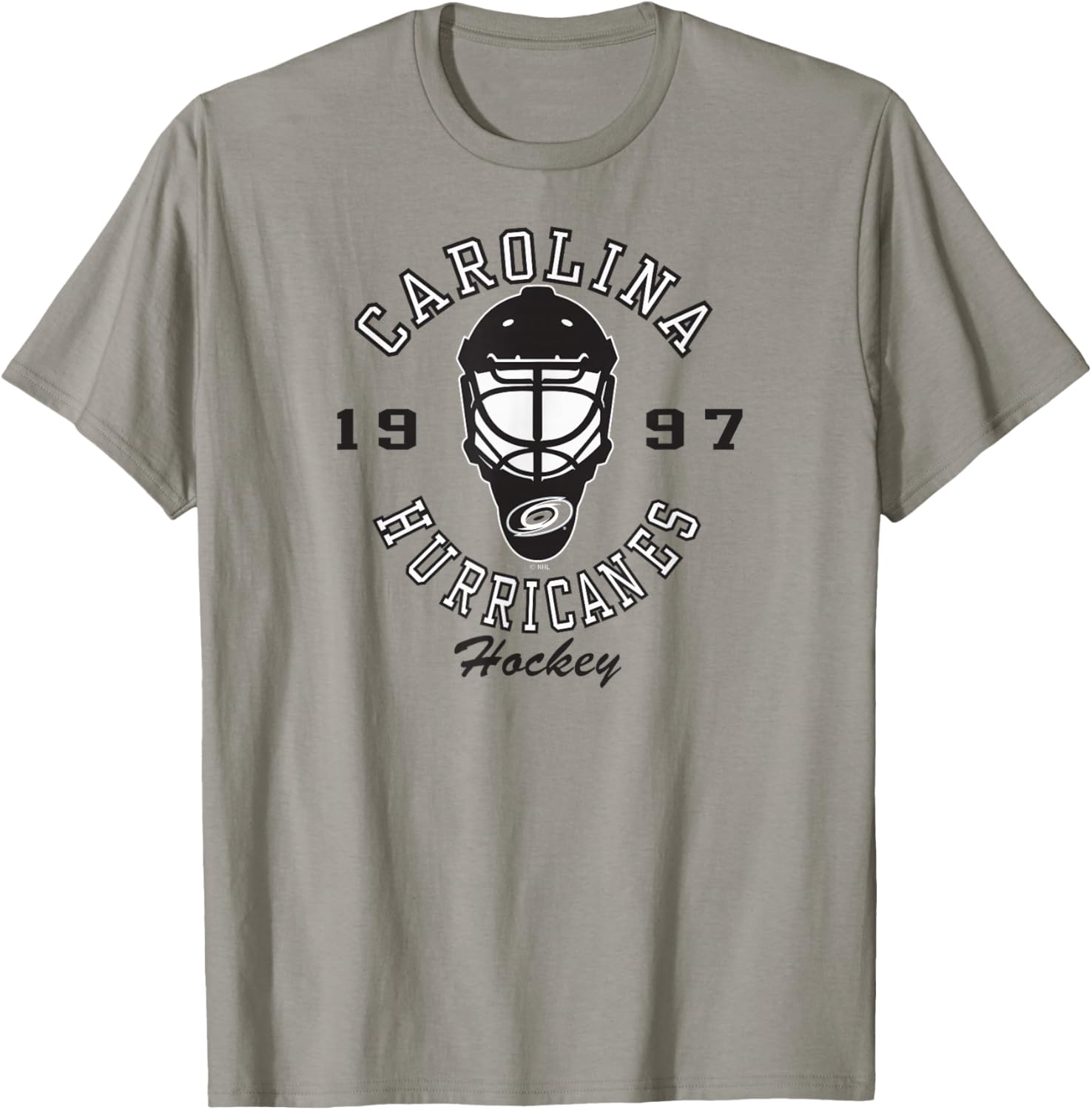 Carolina Hurricanes Hockey Mask Red Officially Licensed T-Shirt - T-Shirt | Sand
