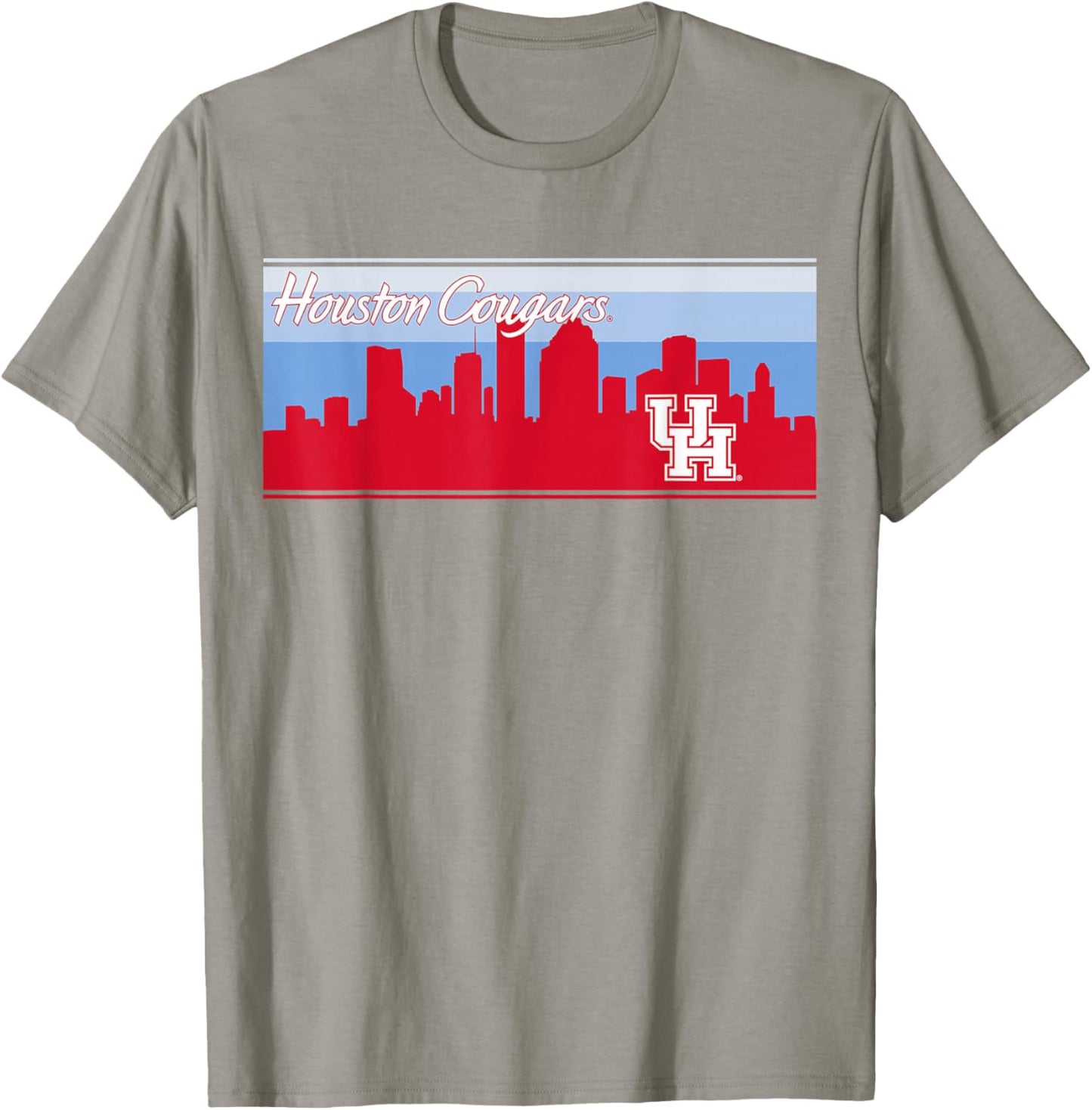 University of Houston | Houston Blue Collection Skyline T-Shirt - T-Shirt | Sand