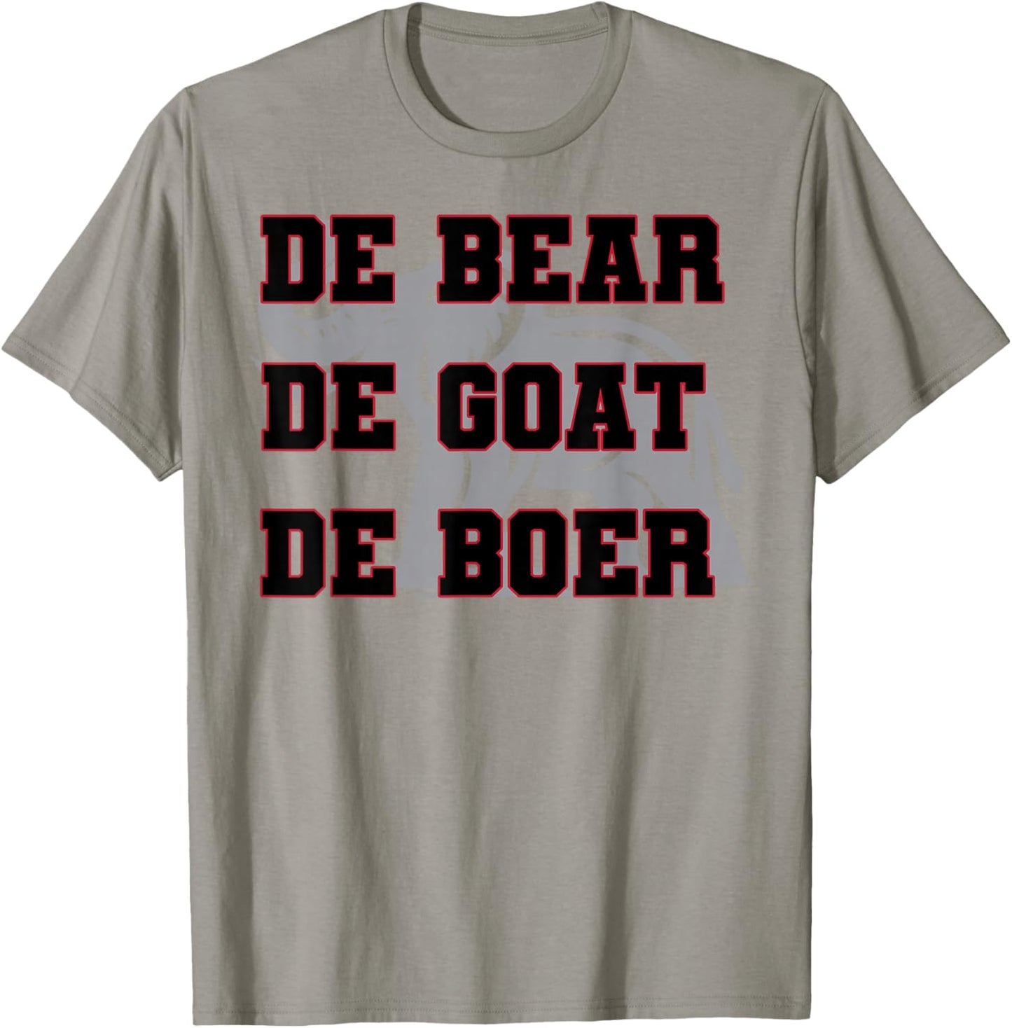 Elephant De Bear De Goat De Boer T-Shirt - T-Shirt | Sand