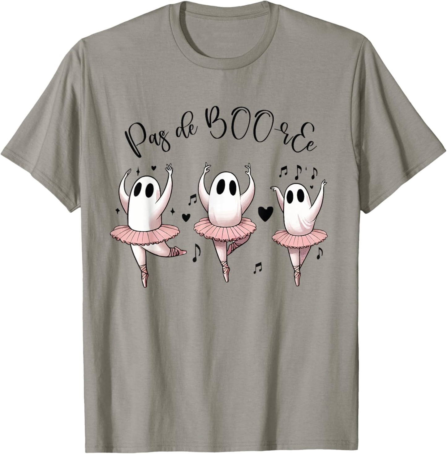 Ghost Pas de BOO-rée Ballet Dance - Halloween Ballerina T-Shirt - T-Shirt | Sand