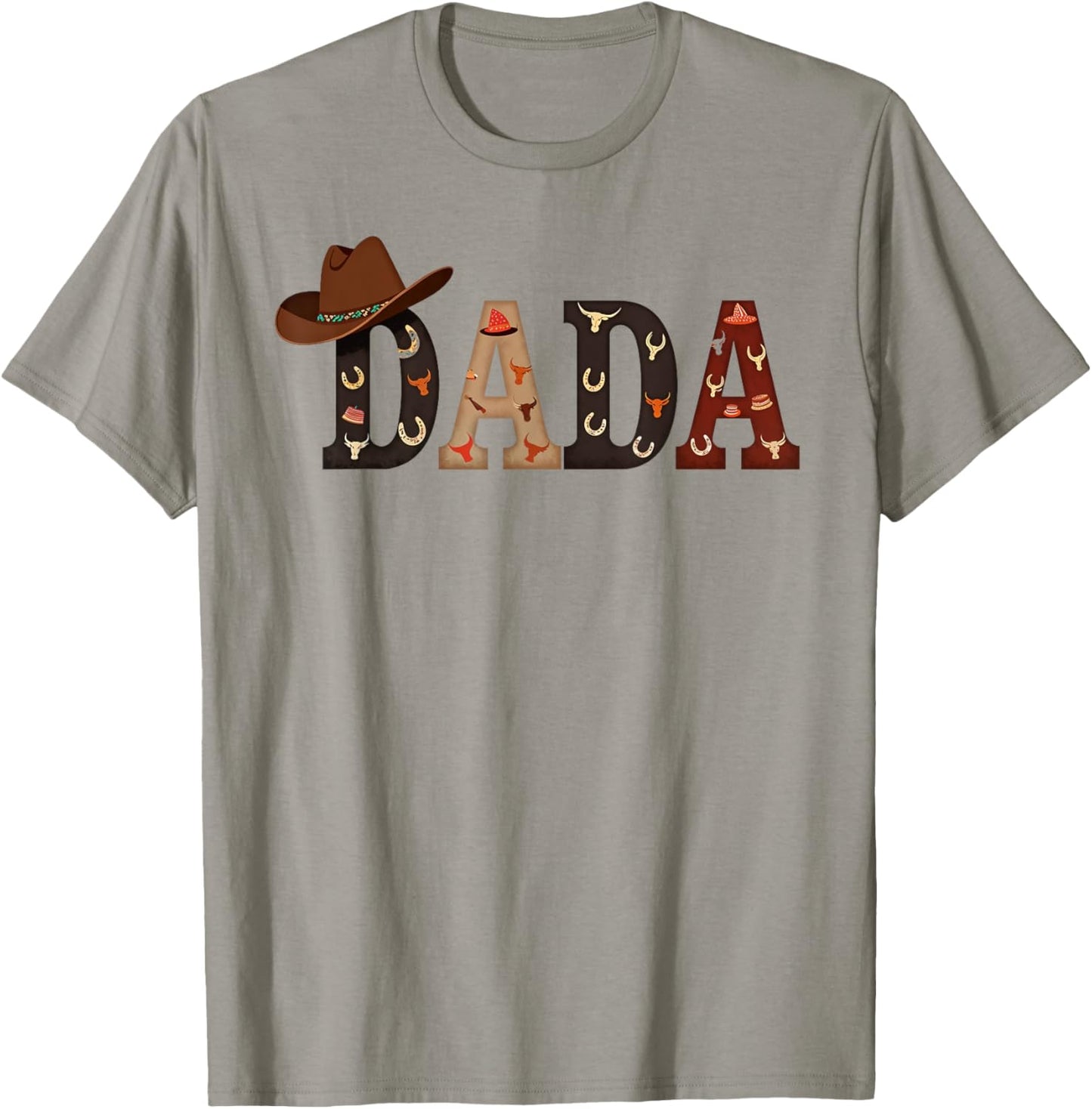 Dad And Mom Birthday Boy Dada Western Rodeo Family Matching T-Shirt - T-Shirt | Sand
