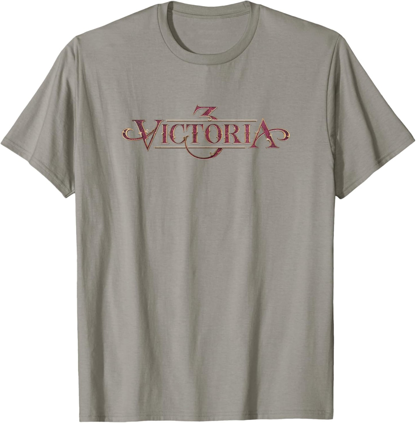 Official Victoria 3 Strategy Game logo colorful T-Shirt - T-Shirt | Sand