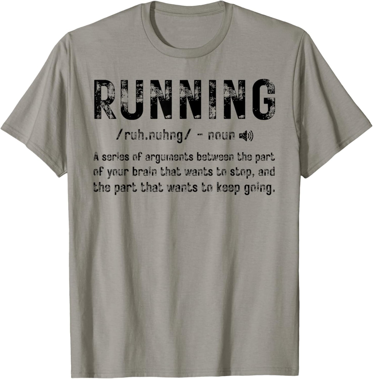Vintage Running Definition Marathon Runner Cross Country T-Shirt - T-Shirt | Sand