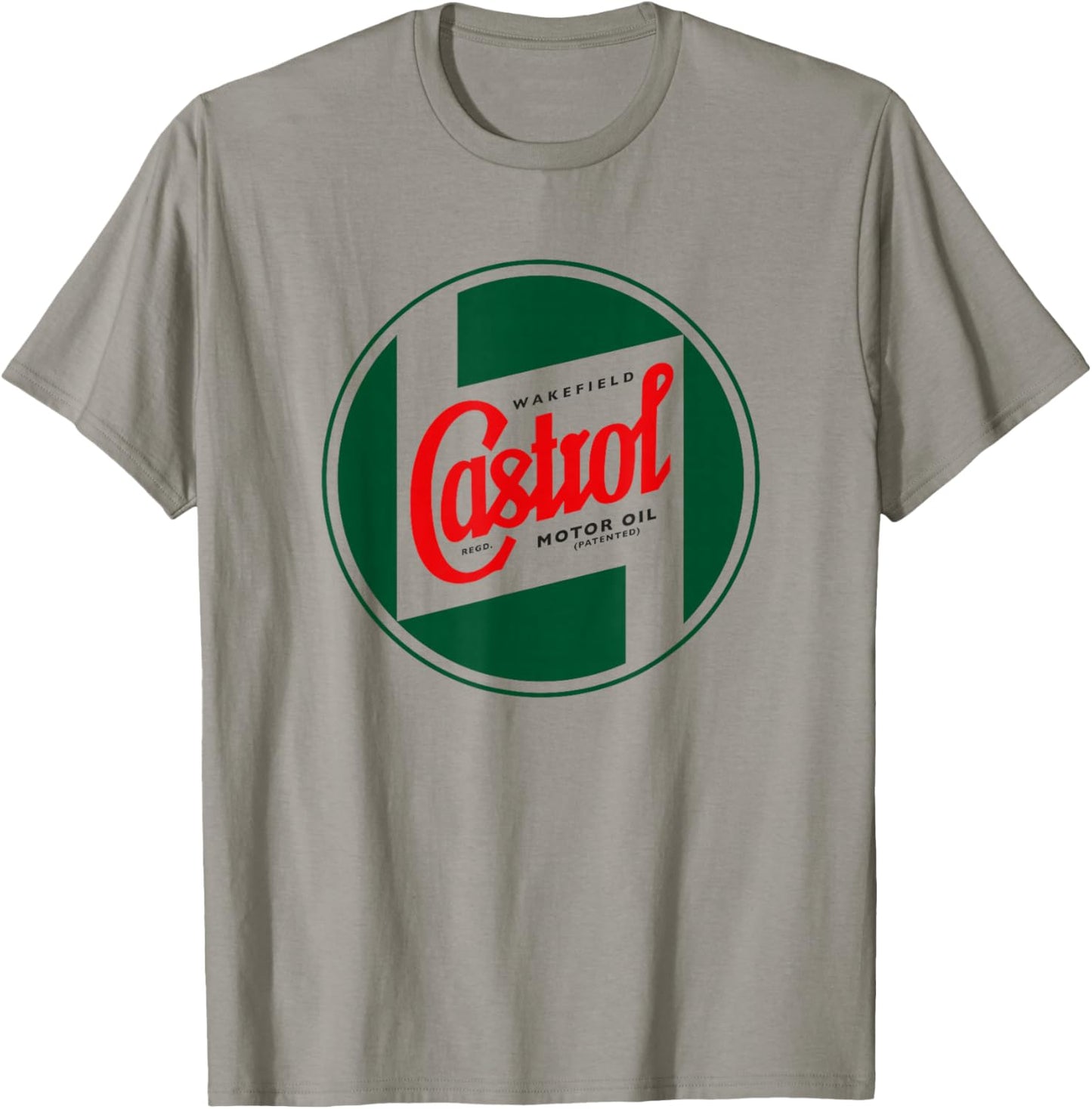 Castrol Wakefield Motor Oil Vintage Logo PAPL1319 T-Shirt - T-Shirt | Sand