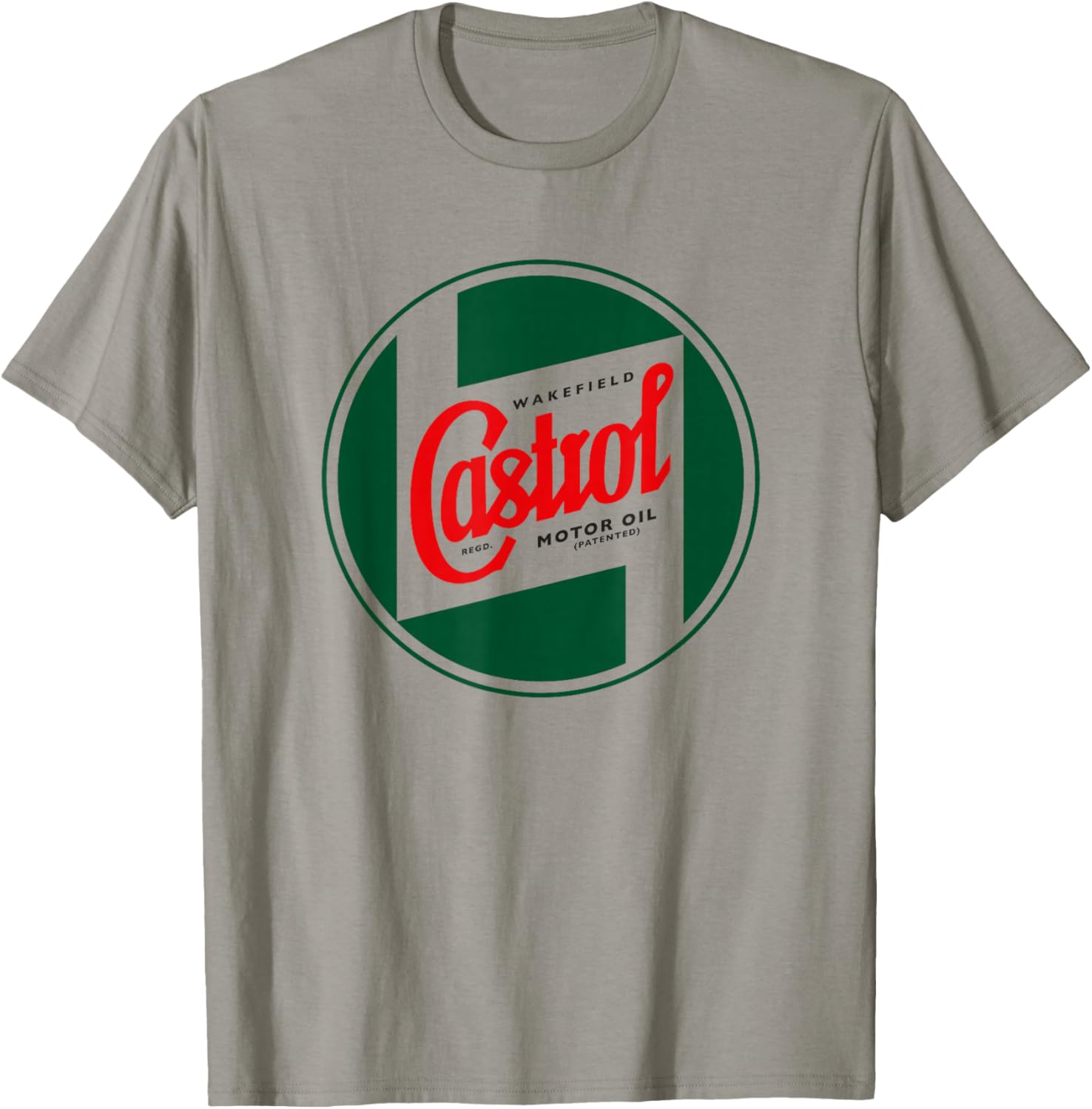 Castrol Wakefield Motor Oil Vintage Logo PAPL1319 T-Shirt - T-Shirt | Sand