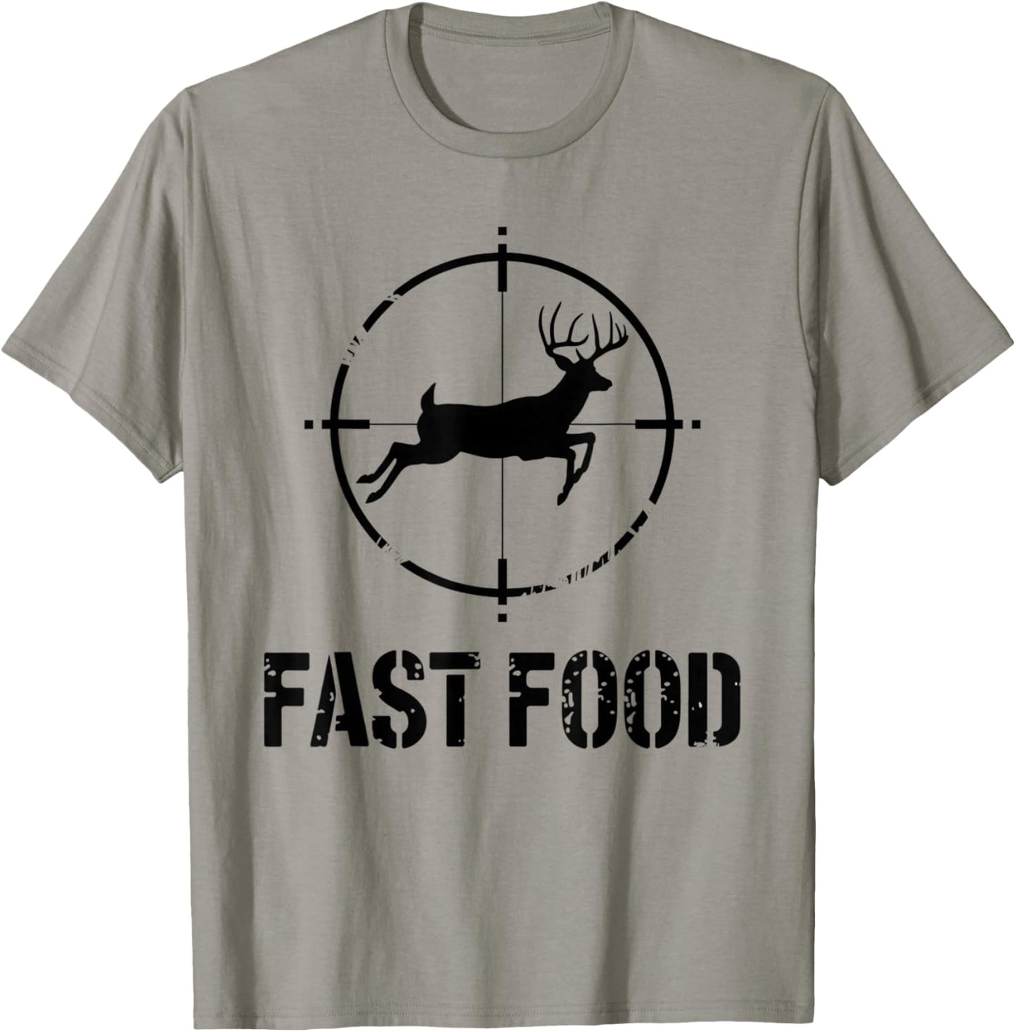 Funny Hunting Shirts Fast Food Deer Shirt Orange T-Shirt - T-Shirt | Sand