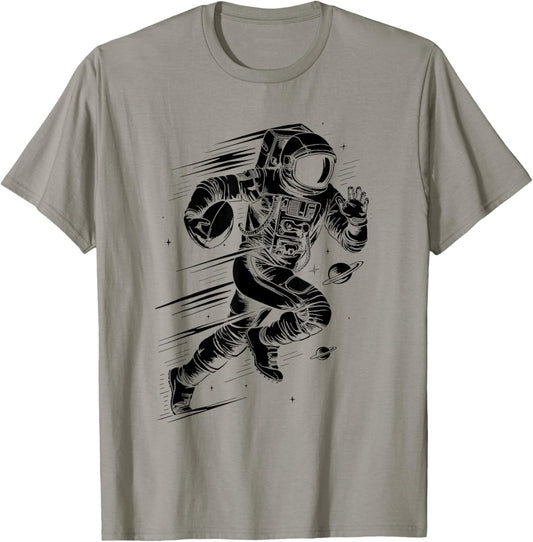 Astronaut Football Player Footballer Sports T-Shirt - T-Shirt | Sand