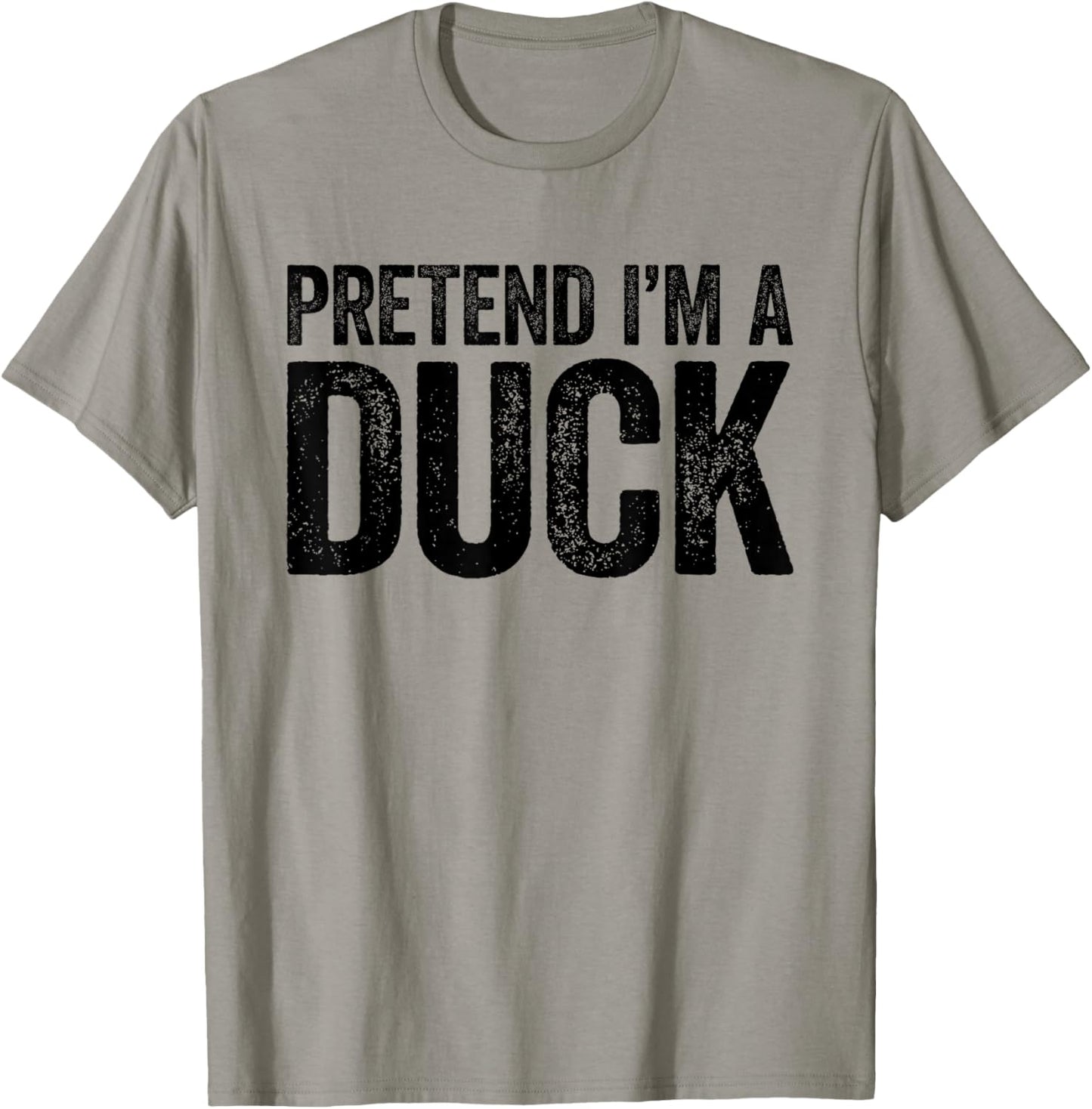 Pretend I'm A Duck Shirt Matching Kids Adult Duck Costume T-Shirt - T-Shirt | Sand
